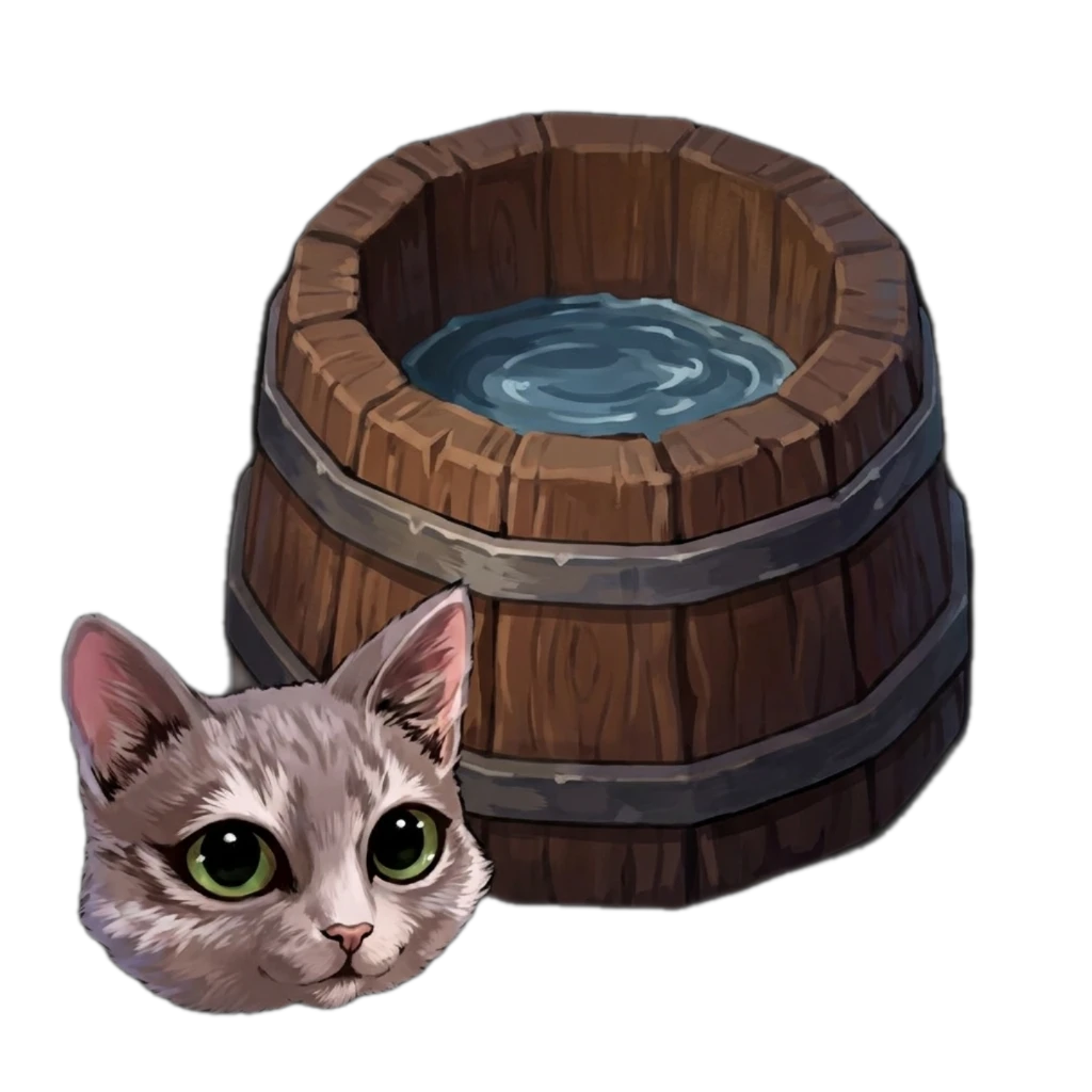 猫咪水盆